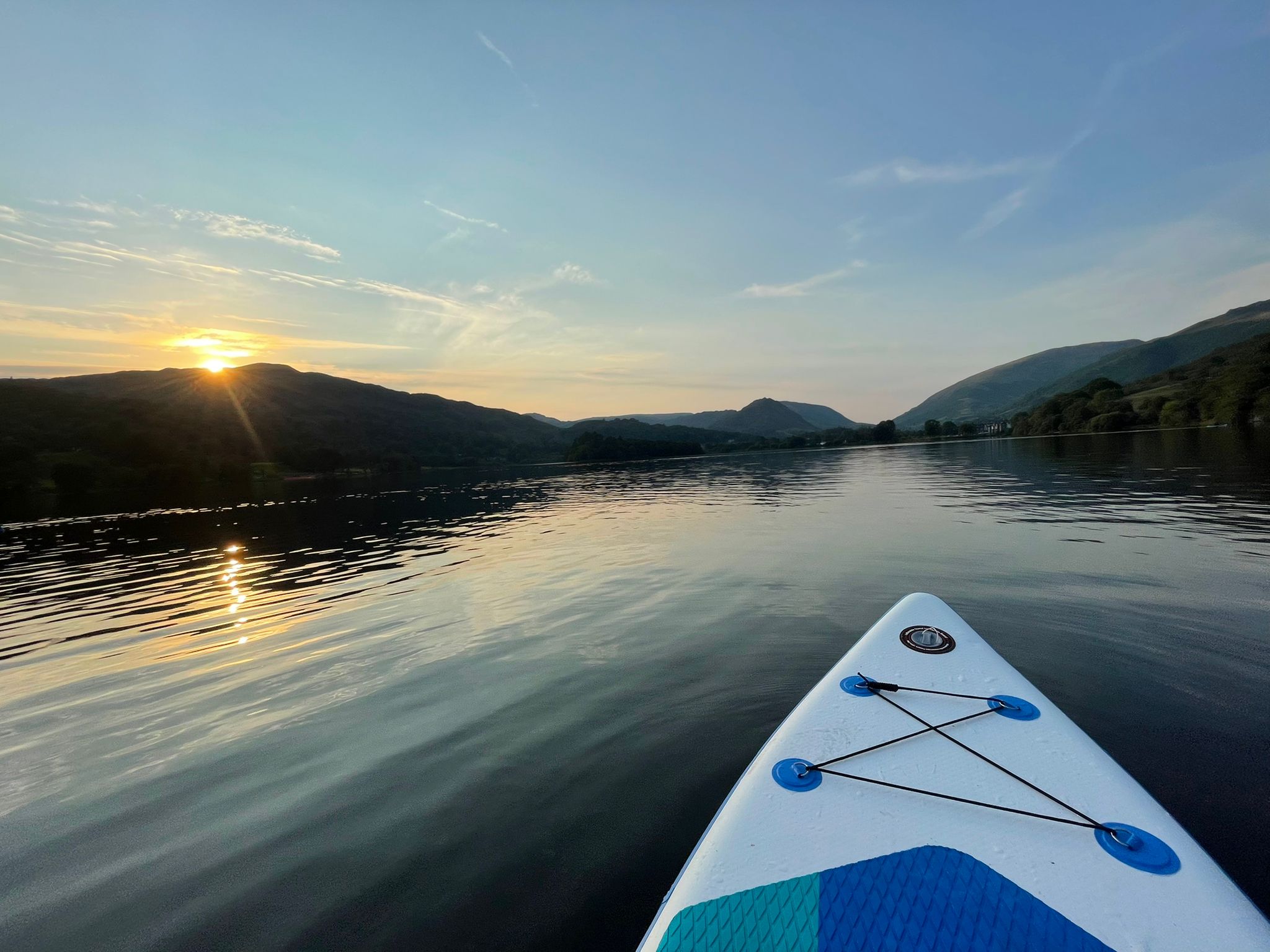 Paddleboarding on Windermere